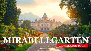 Walking around Mirabellgarten in Austria ,4k walkingtour