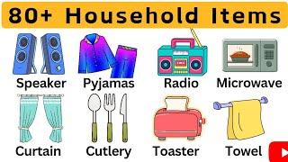 English Vocabulary : 80 Essential Household Items