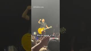 Fan rushes stage, grabs mic during 'Summer of '69', Bryan Adams unfazed #Shorts