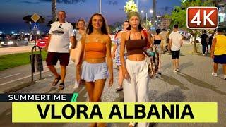 VLORA, ALBANIA ️ SUMMER SEASON 2024 ️ WALKING TOUR  ASMR [4K HDR]