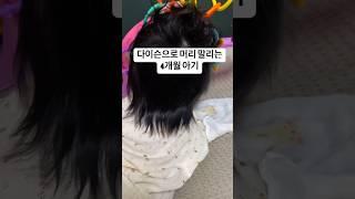 생후 50일부터 다이슨으로 머리 말리는 아기. 신생아실에서 우리 아기 찾는 방법은?