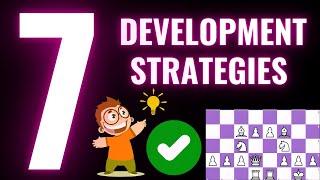 How to DEVELOP YOUR PIECES in chess the RIGHT WAY? Chess Opening Development Principles & Strategies