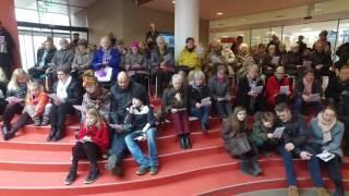 sangskaderne gav koncert på Holbæk Bibliotek 12.3.2016