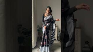 GRWM in Saree ||Swati Rathi #saree #sareedraping #sarees #ethnicwear #myntra #shorts