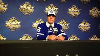 Auston Matthews on being selected 1st overall by Leafs