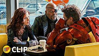 Black Widow Reveal - Randy's Donuts Restaurant Scene | Iron Man 2 (2010) Movie Clip HD 4K