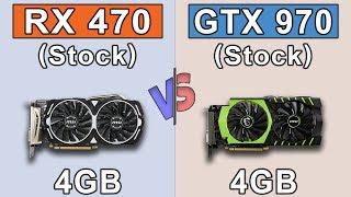 RX 470 vs GTX 970 | New Games Benchmarks