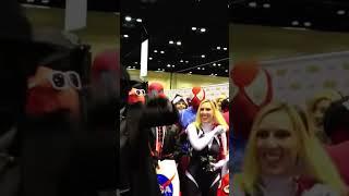 Jamesons vs Spideys!! ️ #Shorts #makeemlaughfilms #reallife #irl #epic #comiccon #Spidey