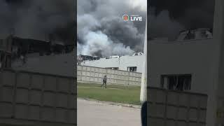 ️️️У Дніпрі ПРИЛІТ — димом ЗАТЯГУЄ місто
