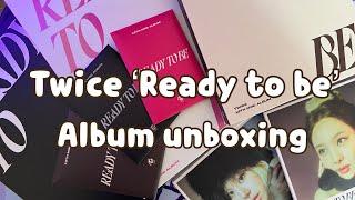 ⋆｡˚Twice 'Ready to be' | Regular ver. + Digipack ver. unboxing | ТВАЙС распаковка⋆｡˚