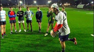 Rugby Site Kicking out of Hand skills and drills