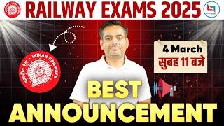 RRB NTPC | Railway Exams 2025, The Best Announcement | Rakesh yadav Sir#ntpc  #groupd