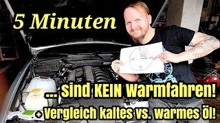 5 Minuten sind KEIN Warmfahren! | + Vergleich kaltes vs. warmes Öl | Erklärbär | 2021