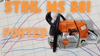 Stihl Ms881s More power than stock!