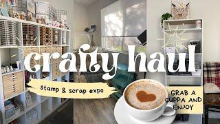 Mega Crafty Haul | Stamp & Scrapbook Expo 2024