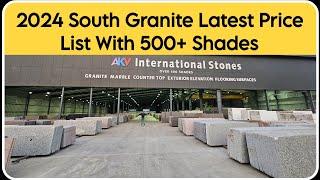 2024 South Granite Price List: Explore Over 500 Shades Of Granite at AKV Granite