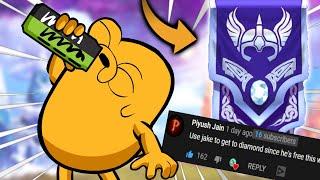 Using JAKE to get DIAMOND in Ranked 1v1 • Brawlhalla + Adventure Time