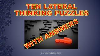 10 Lateral Thinking Puzzles And Answers (Only a Genius Gets 10)