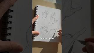 HAND DRAWING MINI TUTORIAL!! #art #drawing #arttutorial