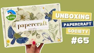 Unboxing Papercraft Society Box #65 | RSPB