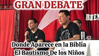 GRAN DEBATE  Pastor Intenta ENGAÑAR al Padre Luis Toro Sobre el BAUTISMO En Vivo