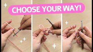 3 Easy Ways to Make a Slipknot (Absolute Beginners!) | Crochet & Knitting