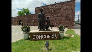 dash cam tour of downtown Concordia, Kansas 5 4 24