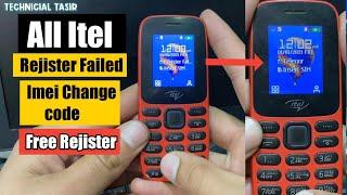 All Itel Rejister Failed Problem | Itel Imei Change Code | Itel 2171/2166/2165/2163 Imei Change Code