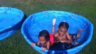 Giordano & Marissa Swimming