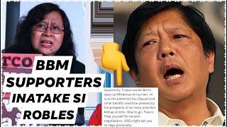 RAISSA ROBLES INATAKE MG MGA BBM SUPPORTERS