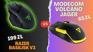 Modecom Volcano Jager vs Razer Basilisk v3 - Szybkie porównanie dwóch myszek