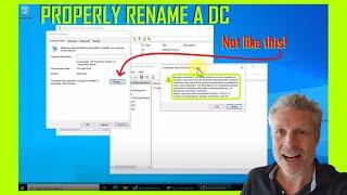 EASY! How To Properly Rename a Domain Controller in 4 Steps