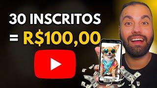 Como Ganhar R$100,00 Todos os Dias no Youtube | Aula Completa (Dinheiro Online)