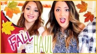 HUGE Fall Haul 2014 | Niki and Gabi