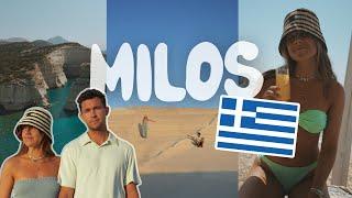 MILOS, GREECE  TRAVEL VLOG | our favourite island yet? Emz's birthday, insane food & ATV drama?!