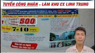 TUYỂN DỤNG 500 CÔNG NHÂN | LÀM VIỆC CTY NISSEI VN - KHU CX LINH TRUNG - THỦ ĐỨC TPHCM|@duhoc-vieclam