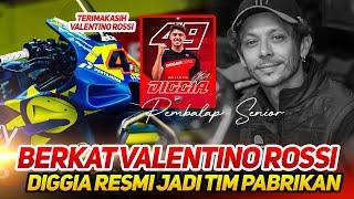 BERKAT VALENTINO ROSSIFABIO DI GIANNANTONIO LANGSUNG JADI TIM PABRIKAN DUCATI~BIKIN BANGGA VR46