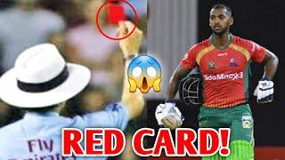 RED CARD Rule in Cricket! | CPL Red Card Rule | Cricket Interesting News Facts