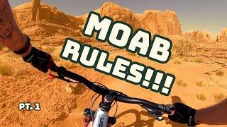 Two Laps on Captain Ahab Trail - Day 1 Moab, UT!