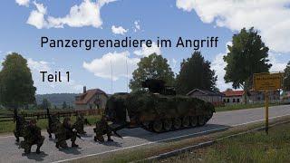 ARMA 3 | Panzergrenadiere im Angriff Teil 1 | Orts- und Häuserkampf | PzGrenBtl 412