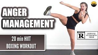 ANGRY BOXING HIIT WORKOUT-If you're in a bad mood... I got you.