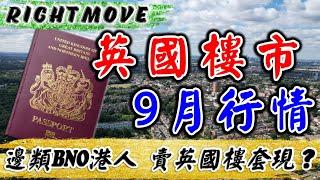 Rightmove｜2024 英國樓價｜9月 英國 樓巿｜按年樓價升幅再擴大｜UK House Price Index｜英國 新盤｜投資 英國 物業｜BNO 英國樓｜樓交所直播室｜HKEXLIVE