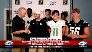 WHHI NEWS | Hayden Gregory, Bluffton Bobcats High School Football | Media Day 2024 | WHHITV