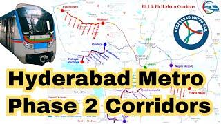 Hyderabad Metro Phase 2 Corridors | Hyderabad Real Estate