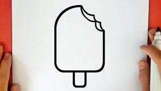 HOW TO DRAW AN ICE CREAM POPSICLE