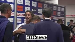 Partita del Cuore, Totti arriva a Monza e saluta Galante