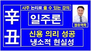 신축일주, 일주론, 신용 의리 성공, 냉소적 현실성,  :  정유역학강의.