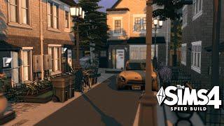 BRITISH NEW BUILD NEIGHBOURHOOD | NO CC | The Sims 4 Speed Build