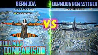 Full Maps Comparison Bermuda Vs  Bermuda Remastered || 24k Goldn - Mood (MODE RUOK FF, Apelapato999)