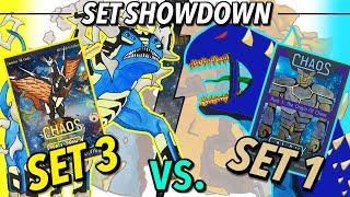 Set 1 vs Set 3 Battle - Chaos Galaxy TCG Set Showdown! Ep 1